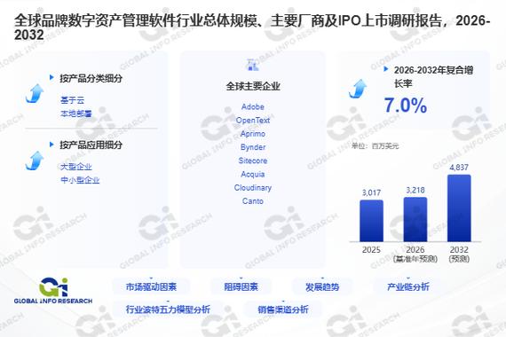 全球品牌数字资产管理软件市场报告,精准助力软件及商业